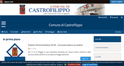 Desktop Screenshot of comune.castrofilippo.ag.it